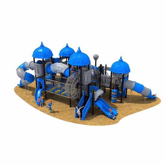 Patio de juegos para niños al aire libre moderno y popular como castillo de cuento de hadas en venta