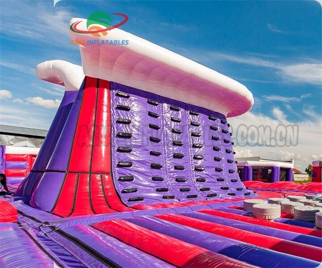 Blue Style Big Inflatable Trampoline Park, Giant Inflatable Indoor Theme Park