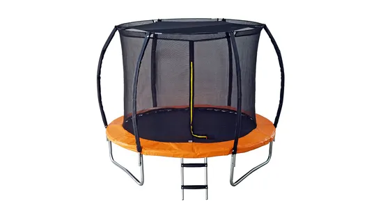 Parque de trampolín de cama de salto con red de seguridad, trampolín de 10 pies Bungee Big Kids