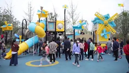 Toboganes de equipo de juegos para niños al aire libre con columpio